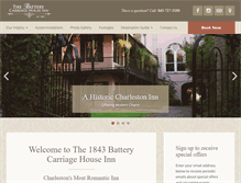 Tablet Screenshot of batterycarriagehouse.com